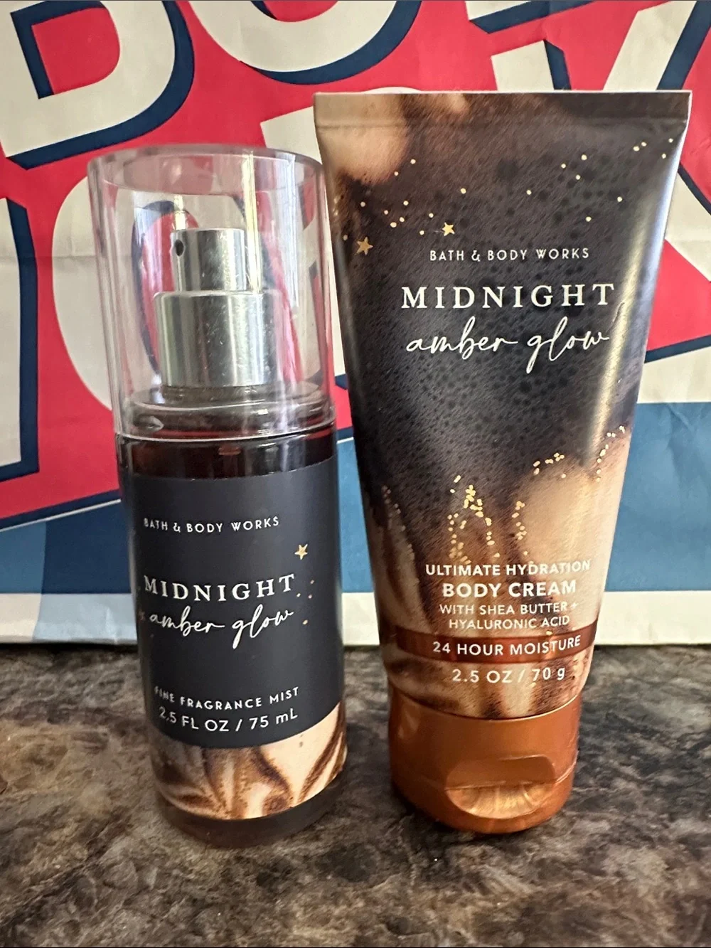 Bath & Body Works Midnight amber glow  travel size